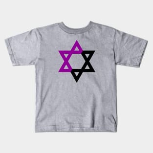 Anarchafeminist Magen David Kids T-Shirt